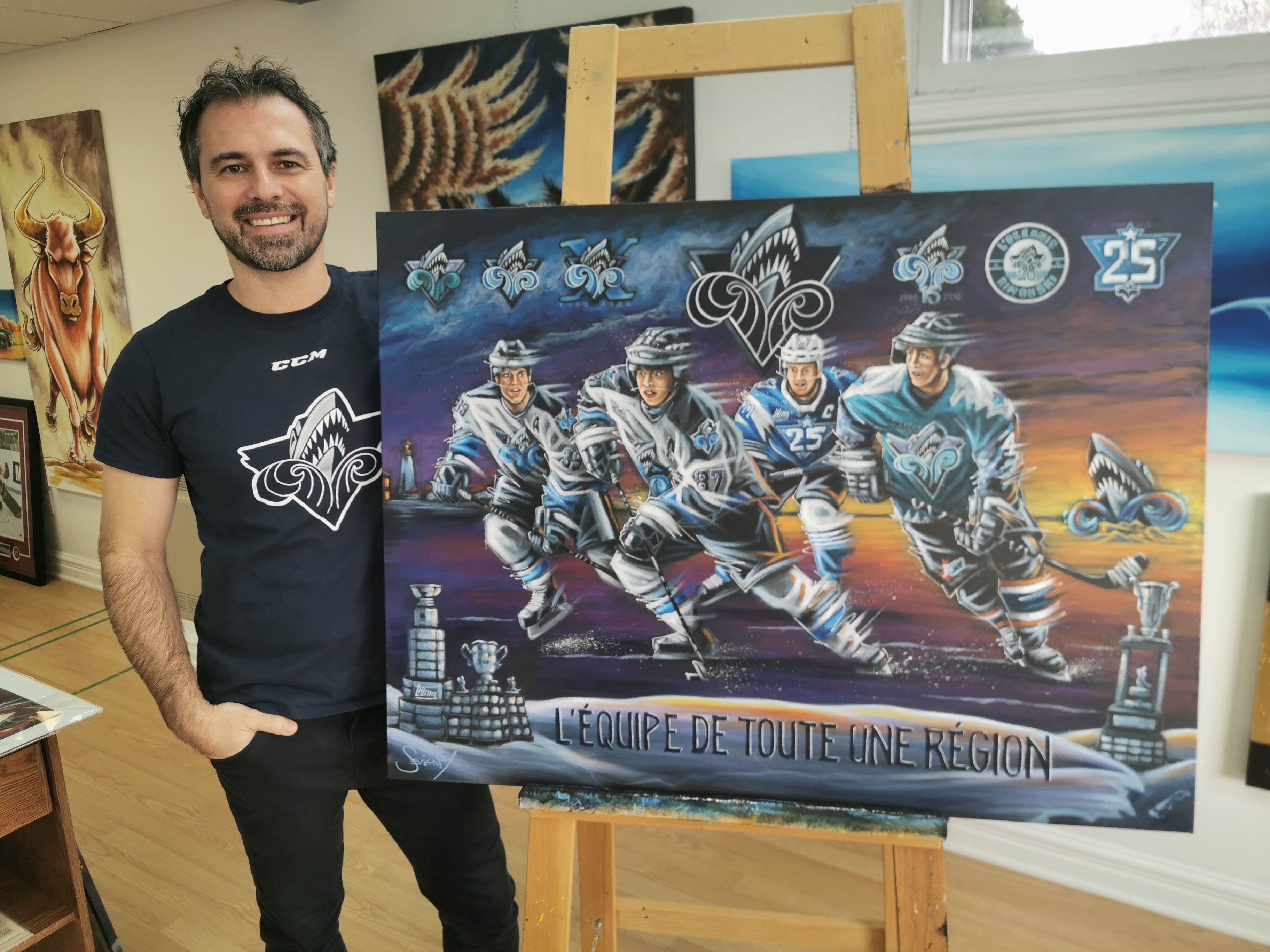 Incursion du peintre Éric Sévigny au sein de l’Océanic de Rimouski