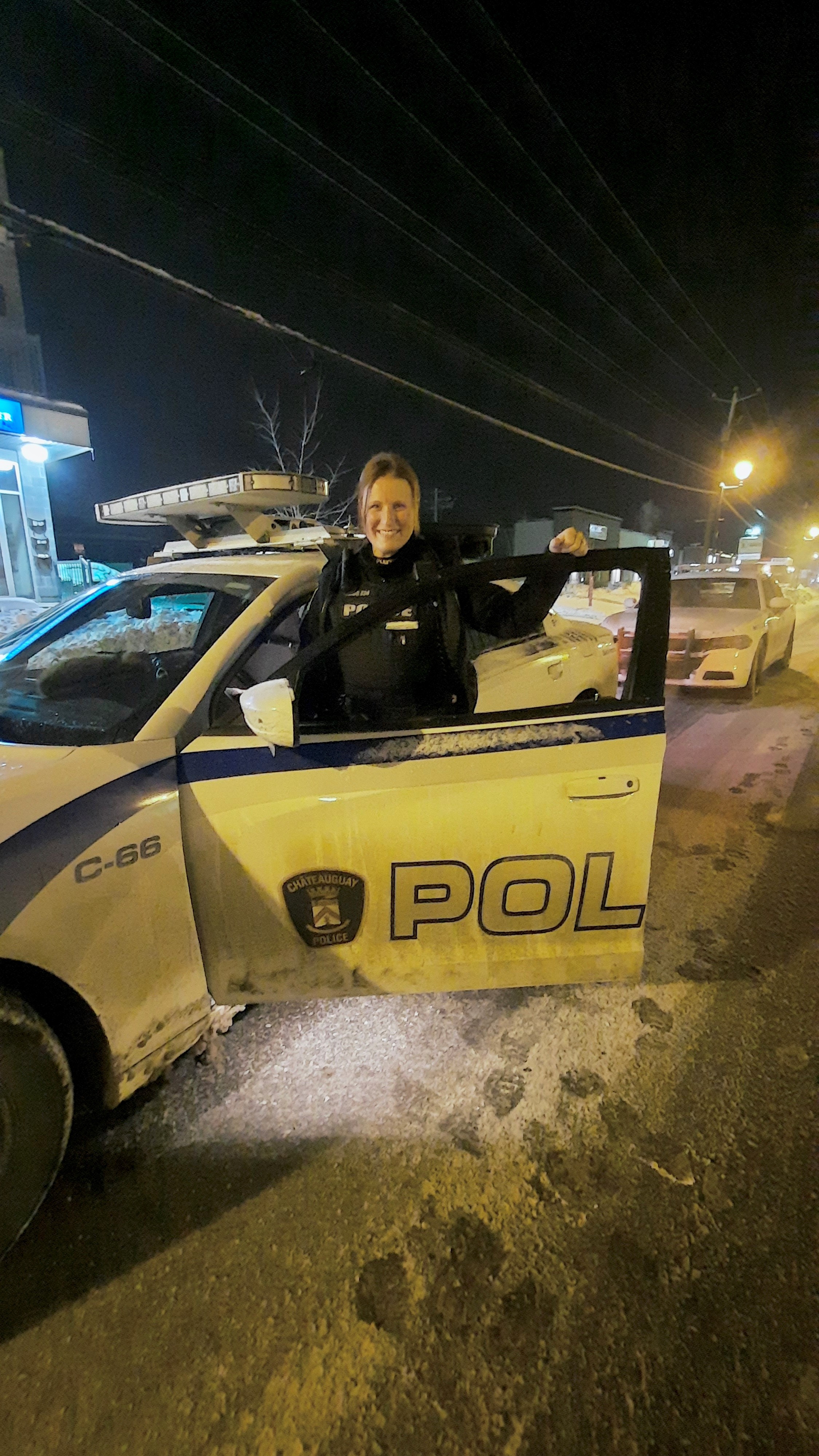 Patrolling deserted streets