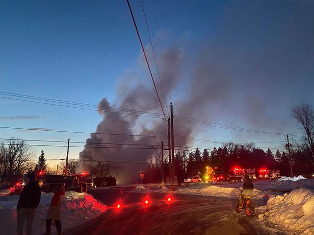 Image illustrant l'article: Incendie à Sainte-Martine