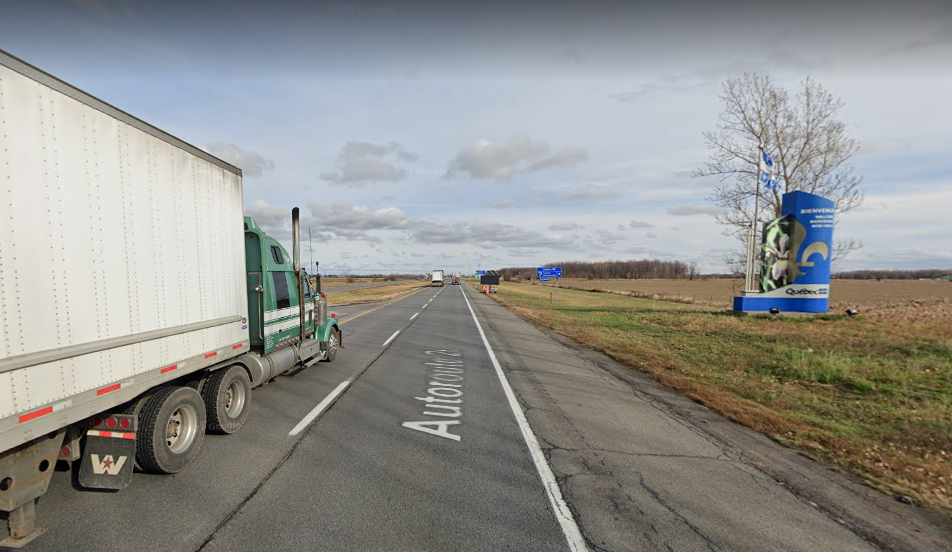 Fermeture de la frontière Ontario/Québec lundi