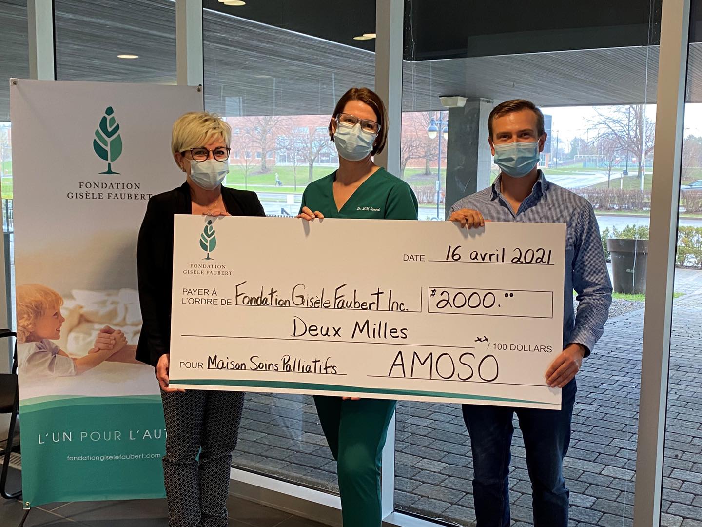 Des médecins appuient la Fondation Gisèle-Faubert