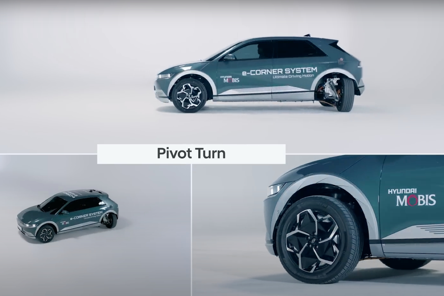 Une Hyundai Ioniq 5 qui tourne sur un « 10 cennes »