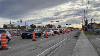 Hellish week getting in and out of Châteauguay