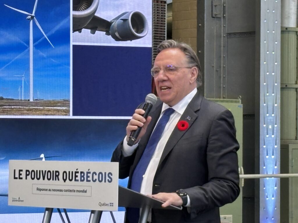 Legault choisit Beauharnois pour présenter son plan de relance