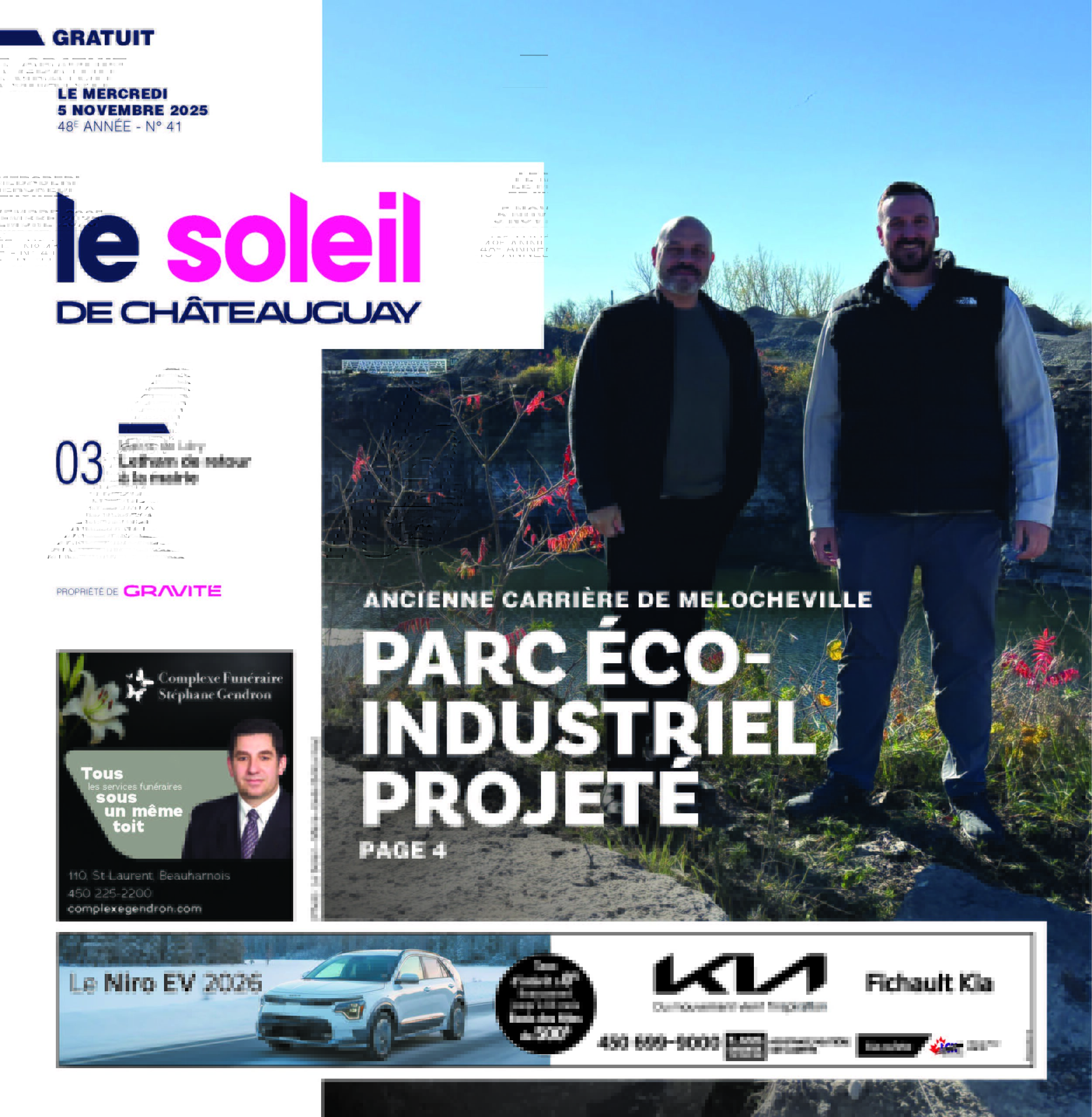 Journal Le Soleil de Châteauguay – 5 novembre 2025