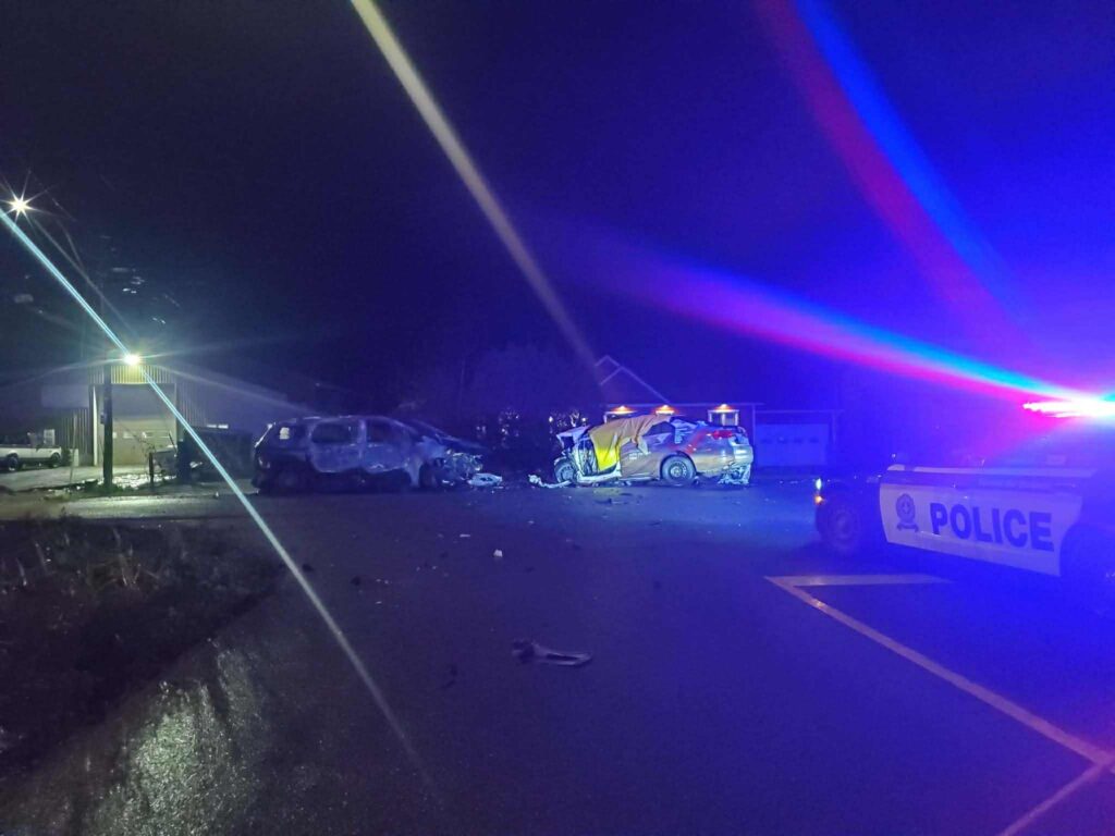 Deux véhicules gravement accidentés sur la route 138 à Sainte-Martine.