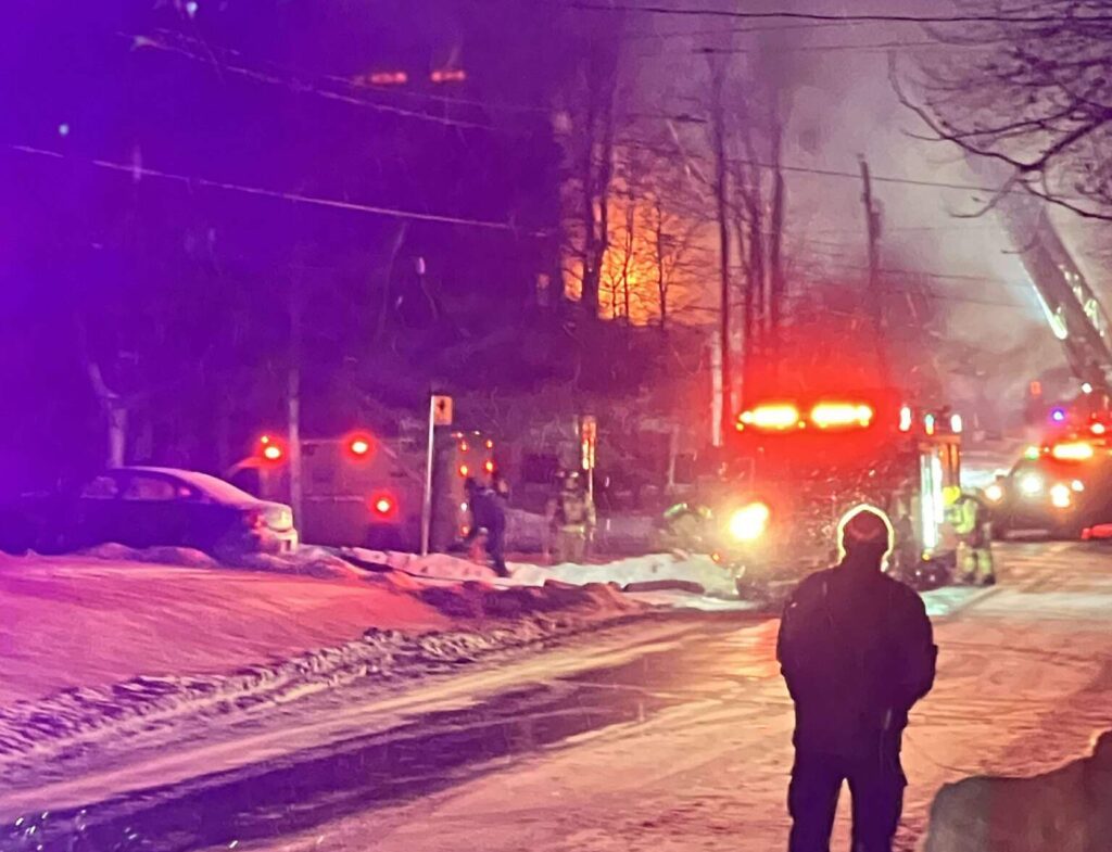 Incendie 112 Gordon Châteauguay