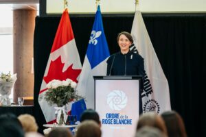 Reconnaissance de son engagement : Nathalie Provost intronisée au Panthéon de l’Ordre de la rose blanche