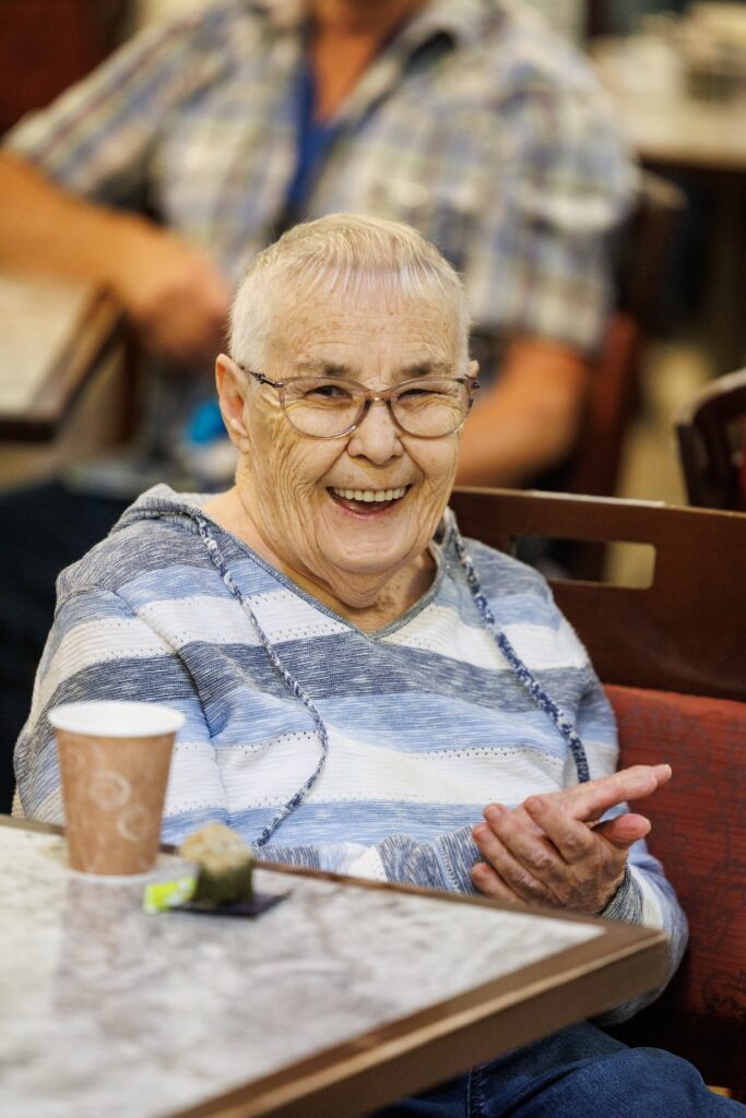 une ainée à la résidence Les Quatre saisons à Châteauguay.