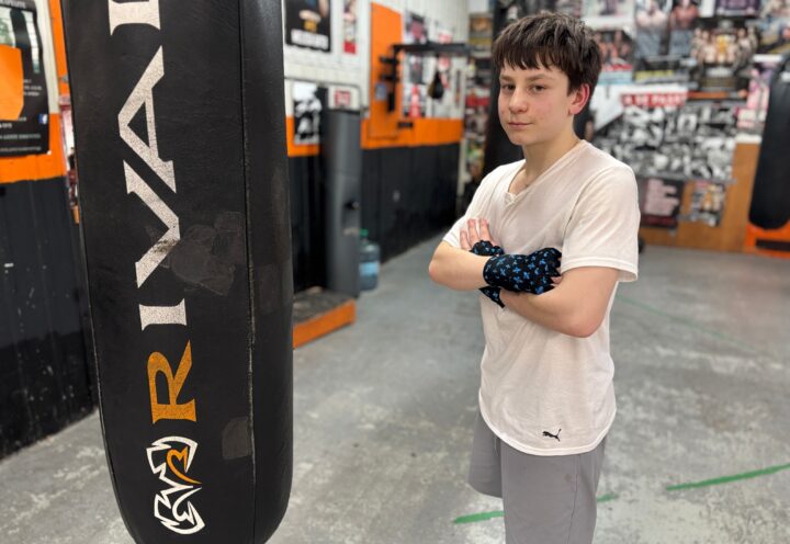 Luca Clemente, boxeur prometteur de Châteauguay