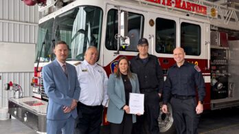Sainte-Martine : première convention collective des pompiers