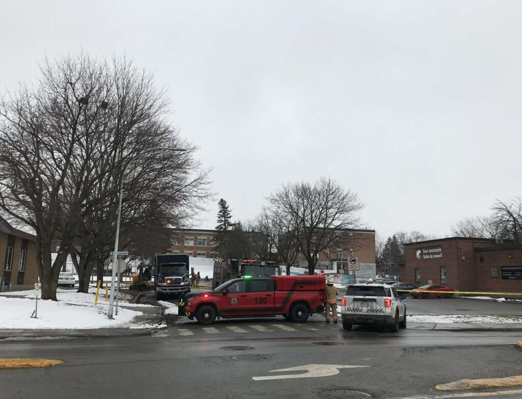 Fuite de gaz à Châteauguay