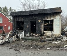 Maison détruite par le feu, rue Desparois