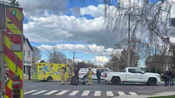 Mercier : collision entre un camion et un enfant à vélo