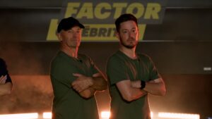 Olivier Primeau et son père à Fear Factor Célébrités