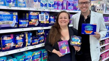 Pharmacie Saint-Isidore: produits menstruels vendus au prix coûtant