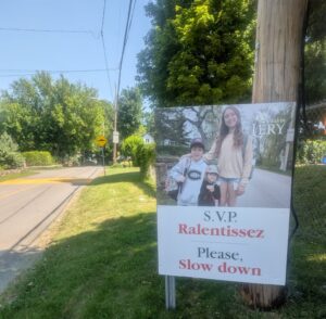 Sur pause depuis quatre ans : la campagne Ralentissez svp de retour à Léry