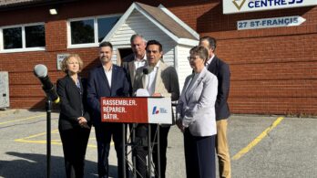 Le chef du Parti libéral de passage à Châteauguay