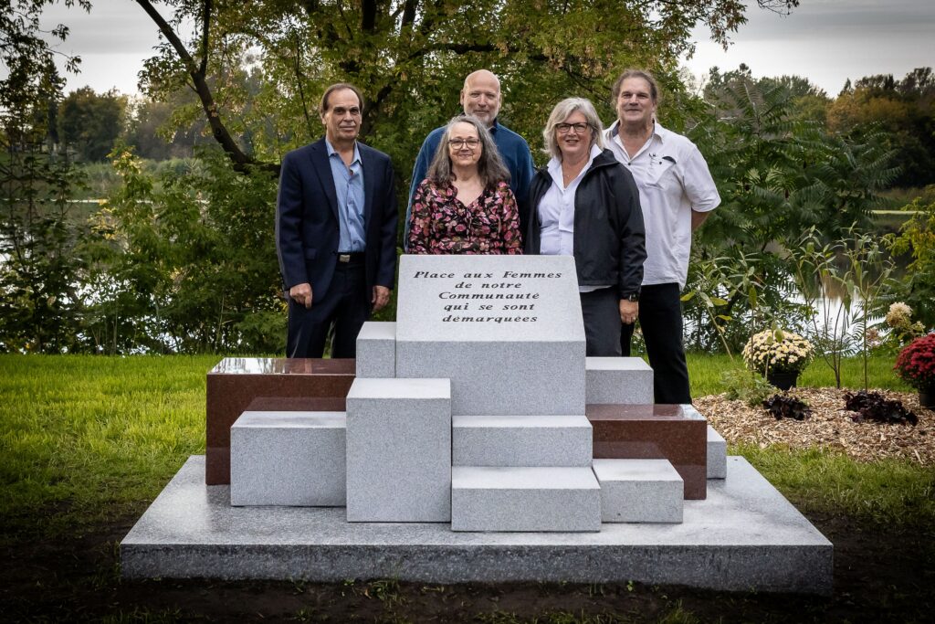 Sainte-Martine : la Place des femmes inaugurée