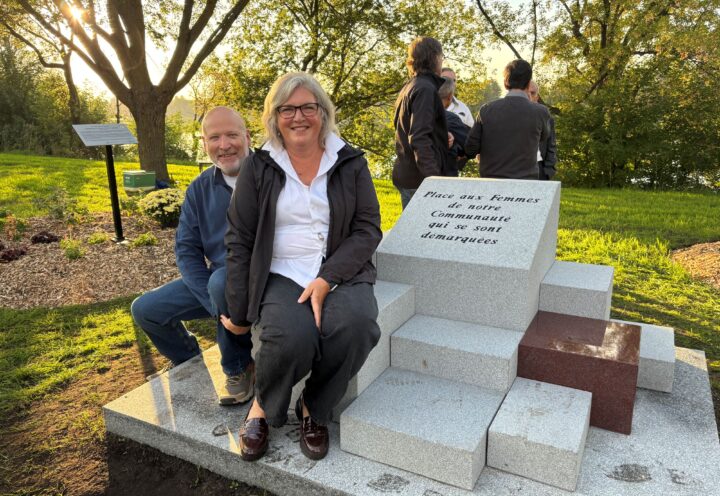 Sainte-Martine : la Place des femmes inaugurée