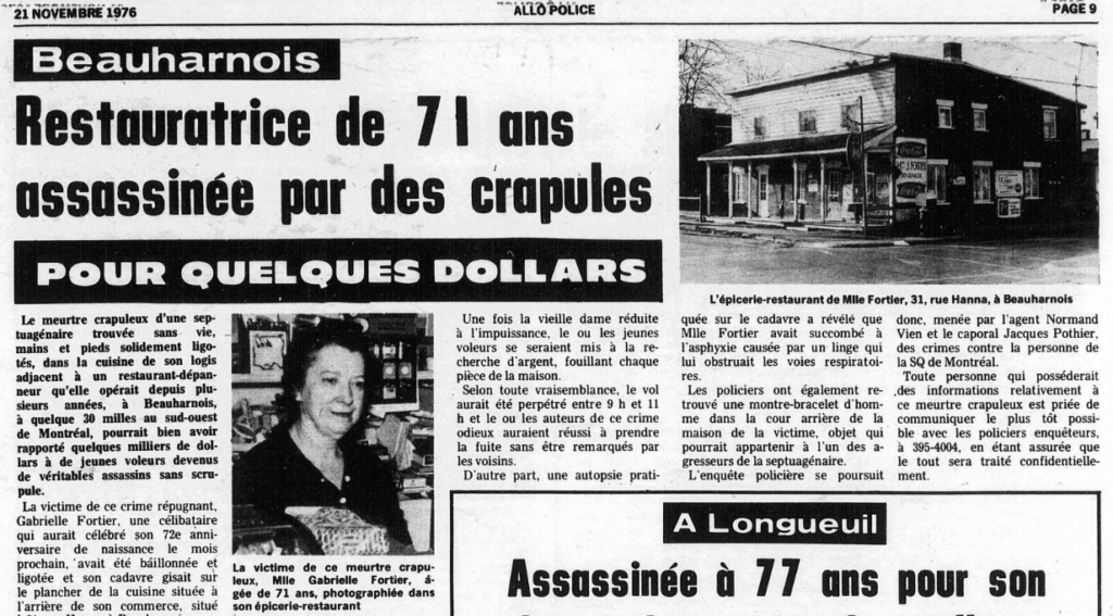 Cold Case Fortier