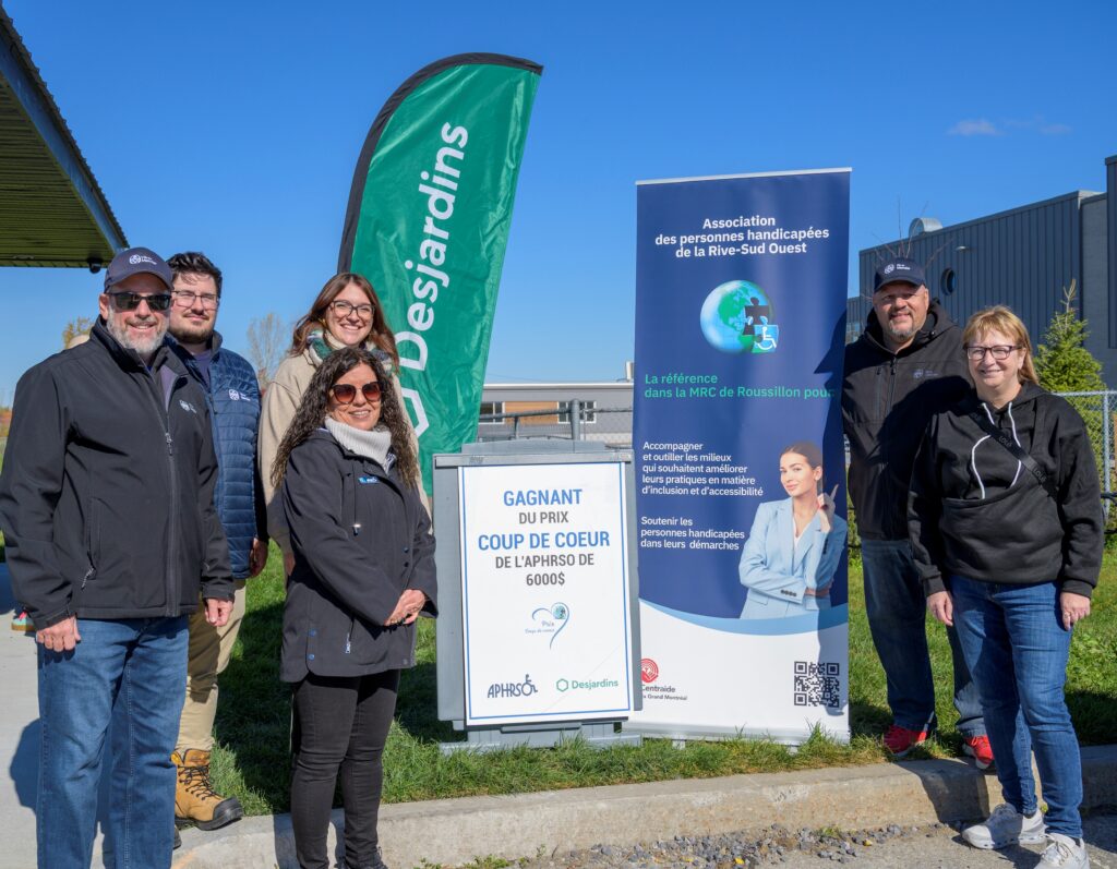 Mercier : bloc sanitaire à accessibilité universelle