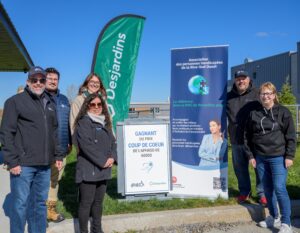 Mercier : bloc sanitaire à accessibilité universelle