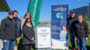 Mercier : bloc sanitaire à accessibilité universelle