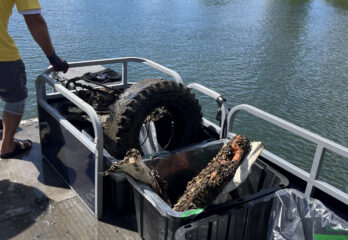 Rivière Châteauguay : 400 lb de déchets retirés… mais du papier hygiénique dans l’eau ?